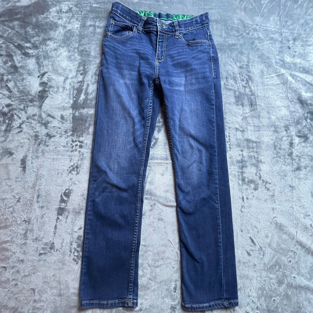 Levis 511 Jeans‎ W27 L29 Stretch Tab Waist 14 Regular Blue Denim
